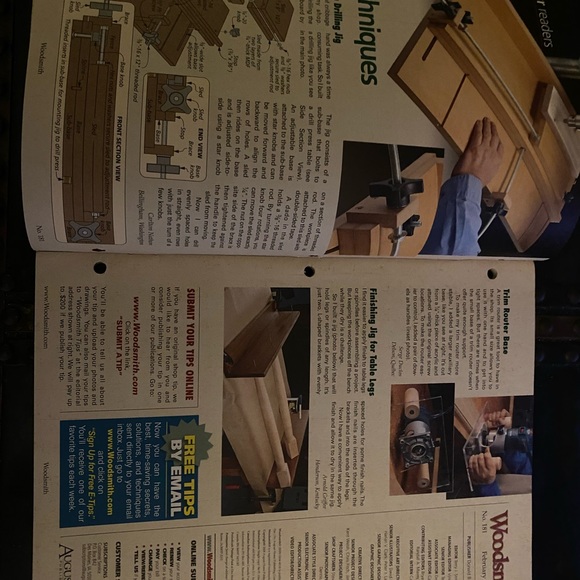 🎉5/$10🎉 Woodsmith magazine vol 31 no 181 February / March 2009 trestle table - Picture 4 of 8